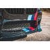 Накладка сплиттер на передний бампер Вар2 на BMW M6 F06 Gran Coupe